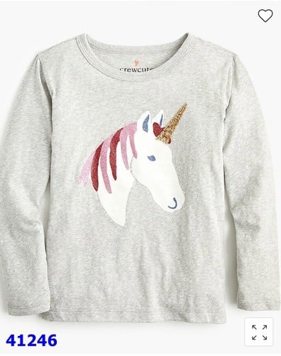 Áo Crewcuts xám Pony - size 10y