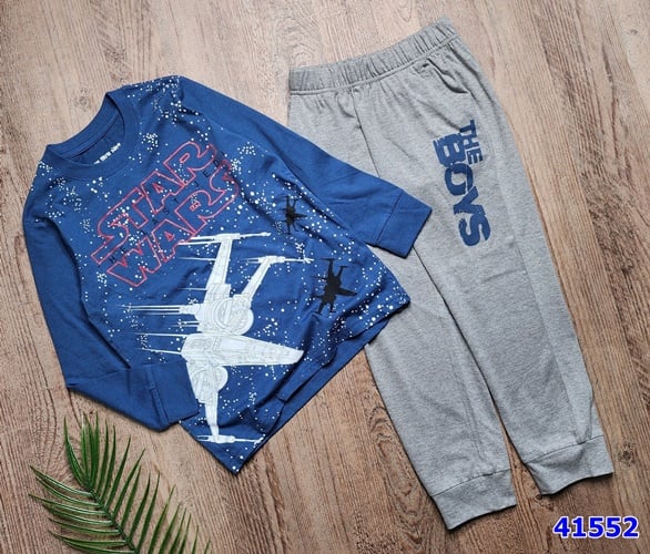 Bộ Skite xanh phi thuyền - size 2y