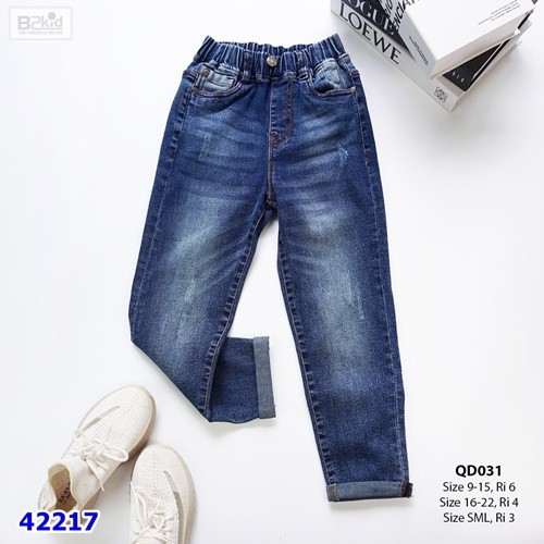 Quần jean B2kid xanh đậm - size 17y