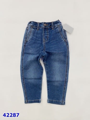 Quần jean Suganbear xanh vừa - size 12y