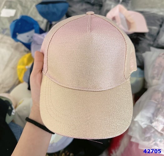 Nón hồng vàng lấp lánh - size 8-12y