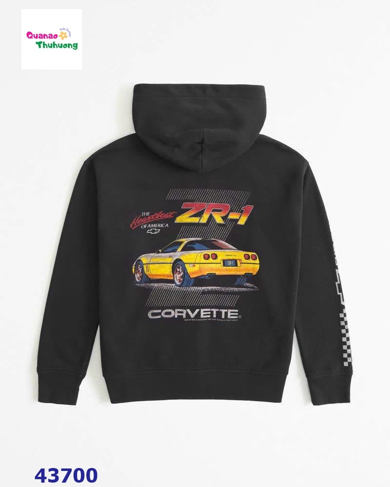 Áo khoác Abererombie đen Corvette