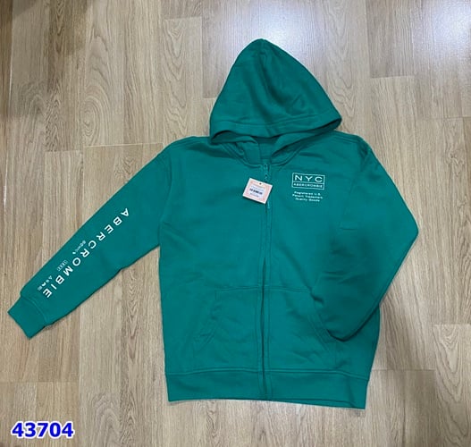 Áo khoác Abererombie xanh lá - size 13-14y