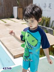 Bộ bơi liền xanh dương khủng long