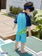 Bộ bơi liền xanh dương khủng long