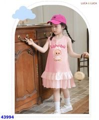 Đầm Luca hồng Labubu
