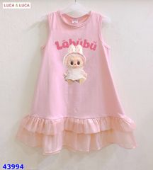 Đầm Luca hồng Labubu