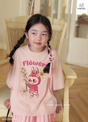 Set váy Melisa hồng Labubu Flower