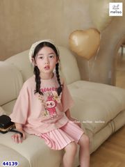 Set váy Melisa hồng Labubu Flower