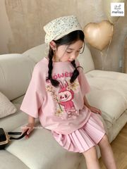 Set váy Melisa hồng Labubu Flower