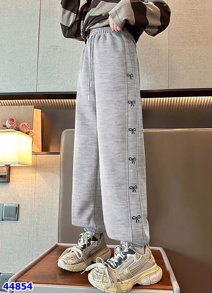 Jogger Nexxi Win xám nơ - size 13y