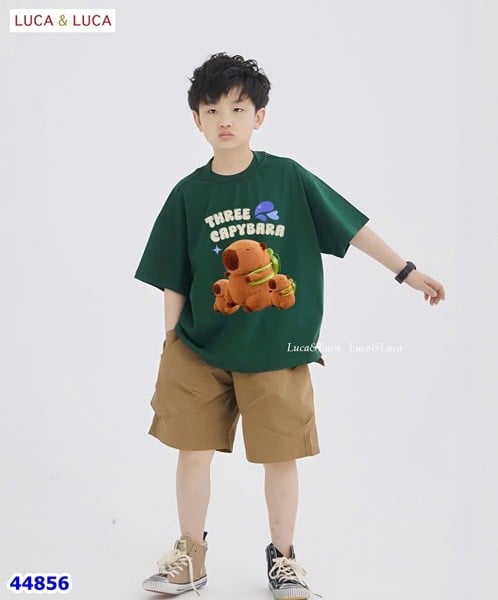 Bộ Luca xanh Capybara - size 3-4y