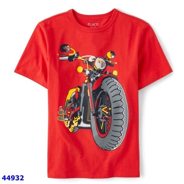 Áo Place đỏ moto - size 14y