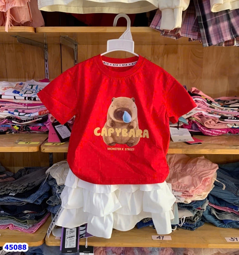 Áo đỏ Capybara