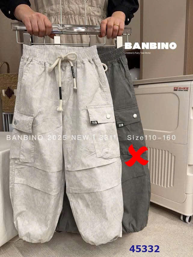Quần kaki Bravo túi hộp xanh loang