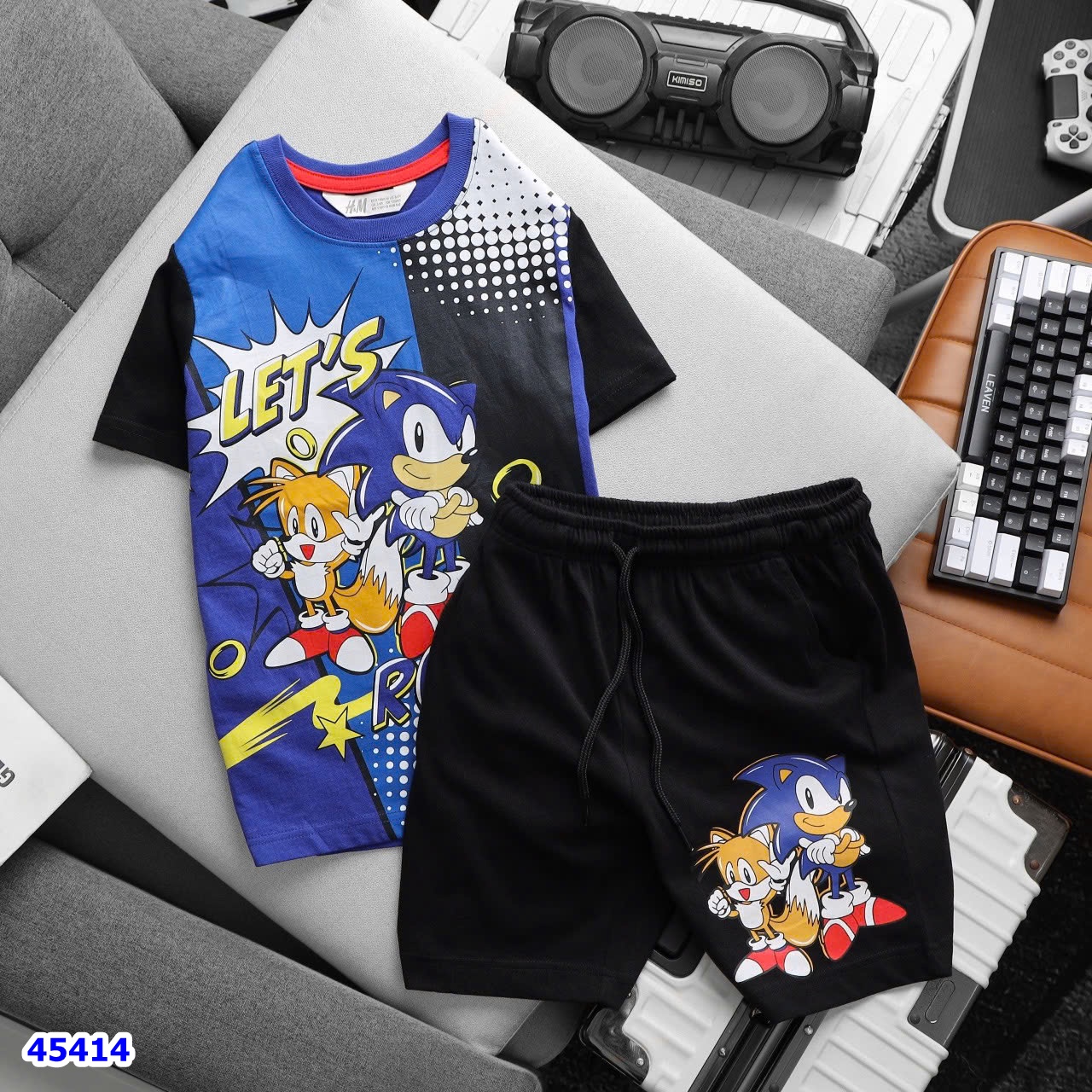 Bộ H&M xanh sonic