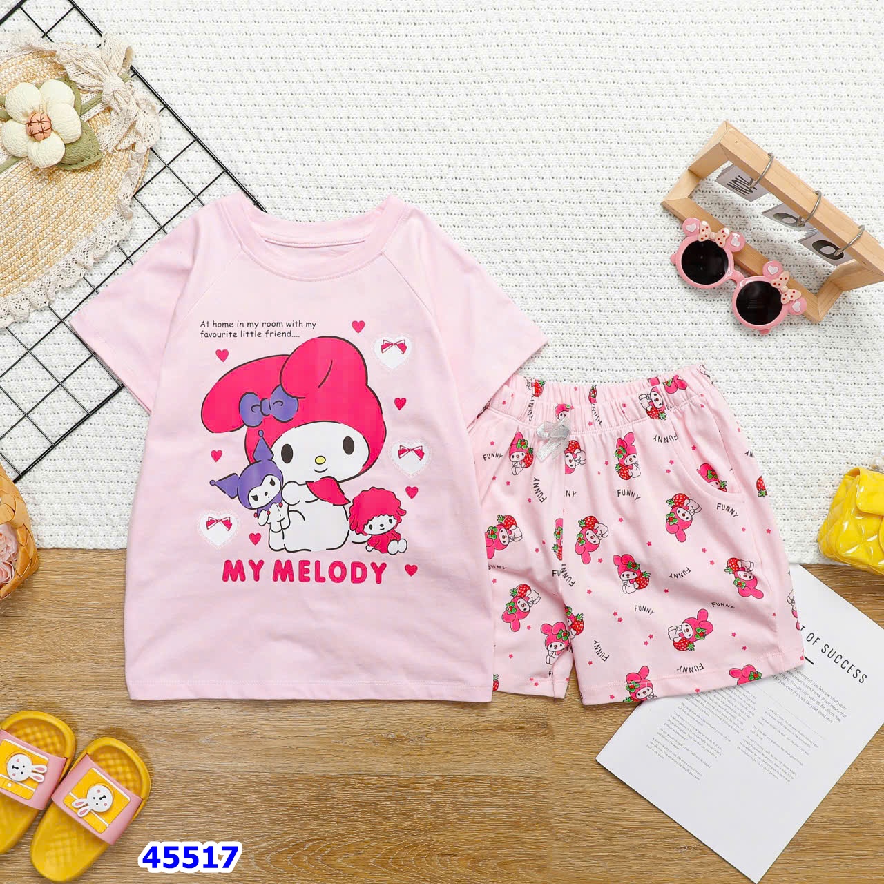 Bộ Disney hồng Melody