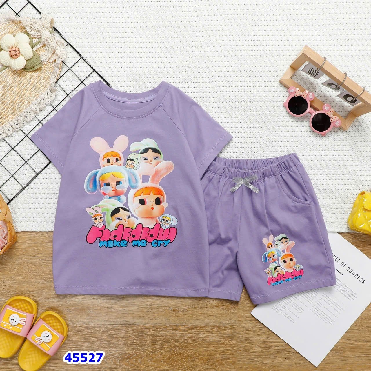 Bộ Disney tím Crybaby
