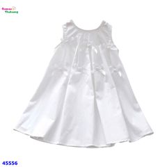 Đầm I NIK nơ trắng