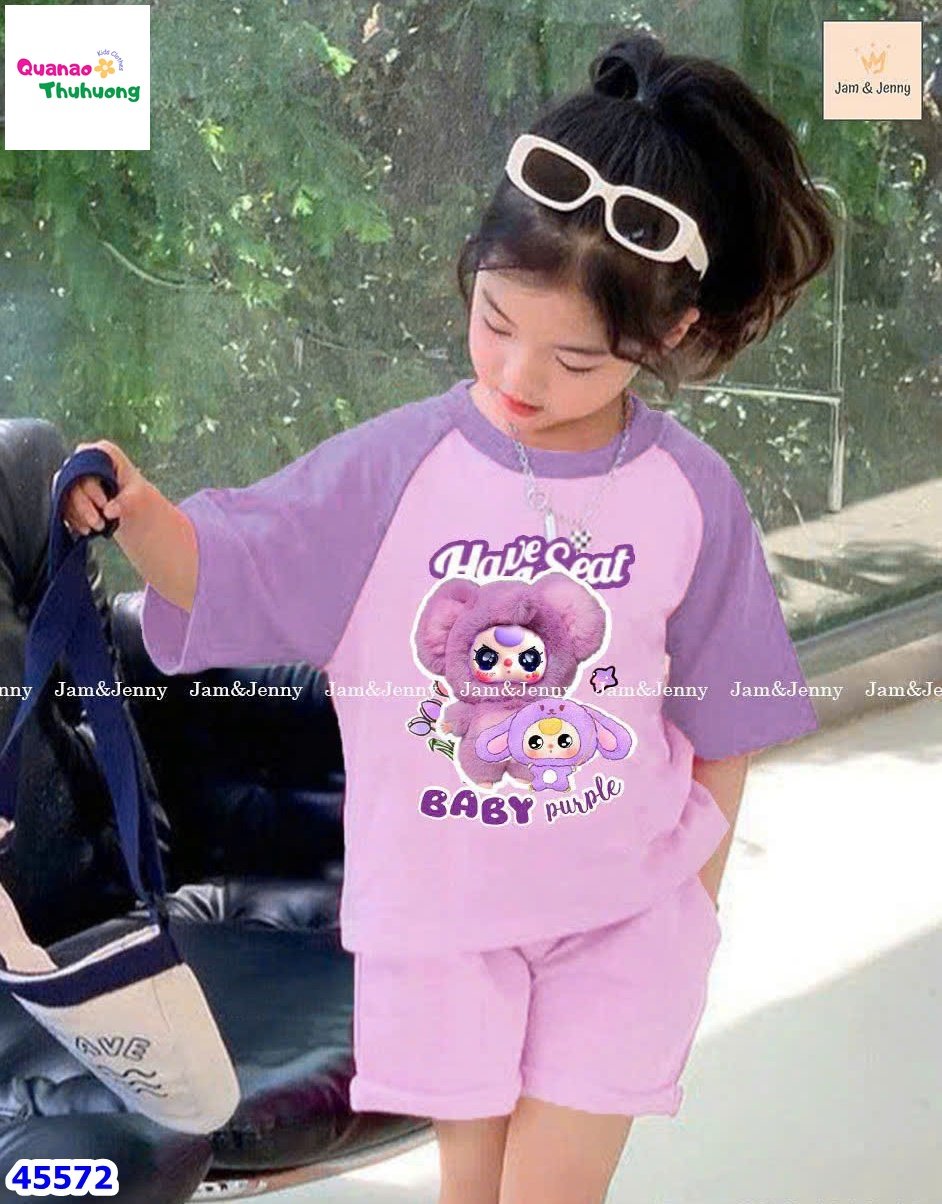 Bộ J&J tím BabyThree