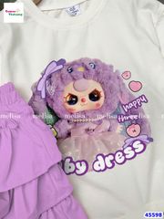 Set váy Melisa tím Babytree