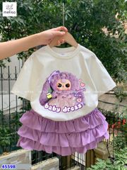 Set váy Melisa tím Babytree