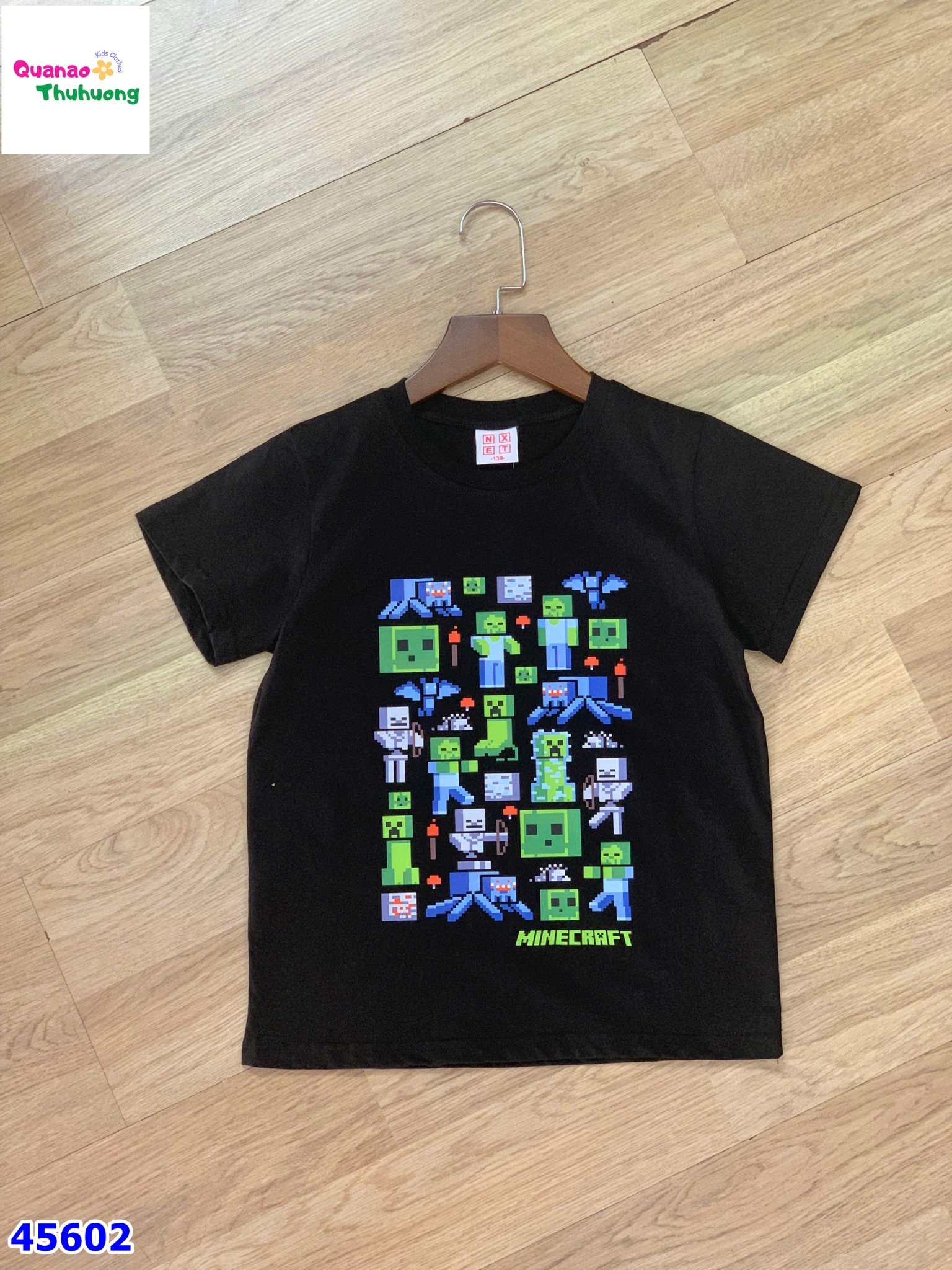 Áo Minecraft đen