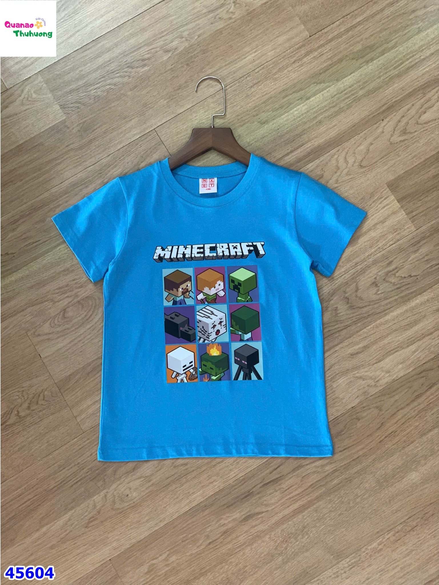 Áo Minecraft xanh nhạt