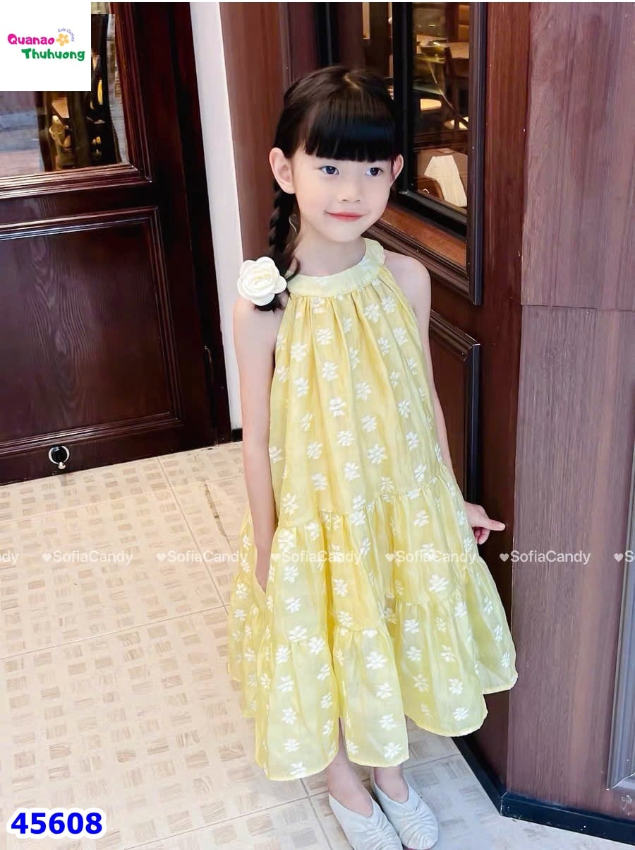 Đầm MiaKid vàng hoa cúc