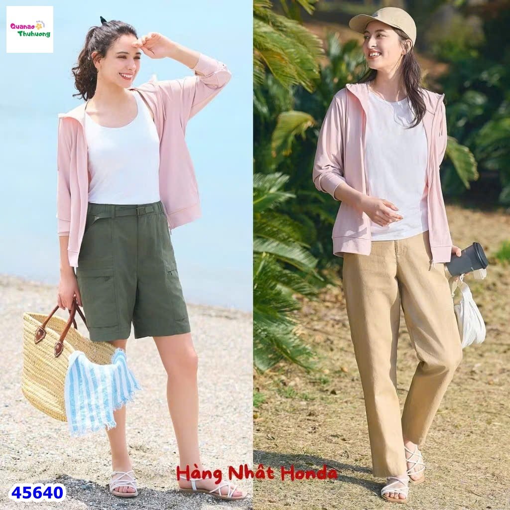 Áo khoác Airism chống nắng hồng