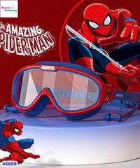 Kính bơi xanh đậm viền đỏ Marvel (2 độ)