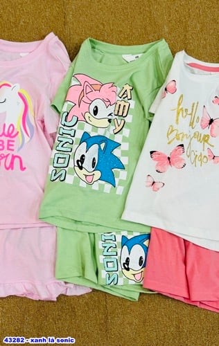 Bộ HM xanh lá Sonic & Amy