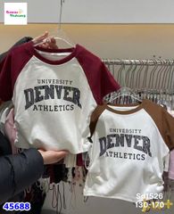 Áo YT trắng tay đỏ Denver