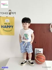 Bộ ToHee trắng khủng long