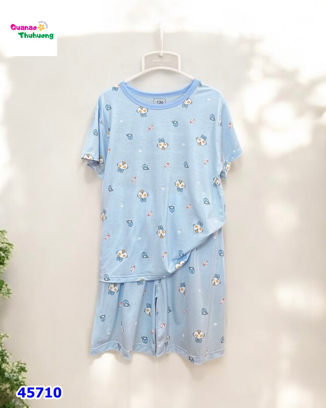 Bộ Tencel xanh khủng long