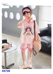 Bộ Polo WinWin hồng cô gái