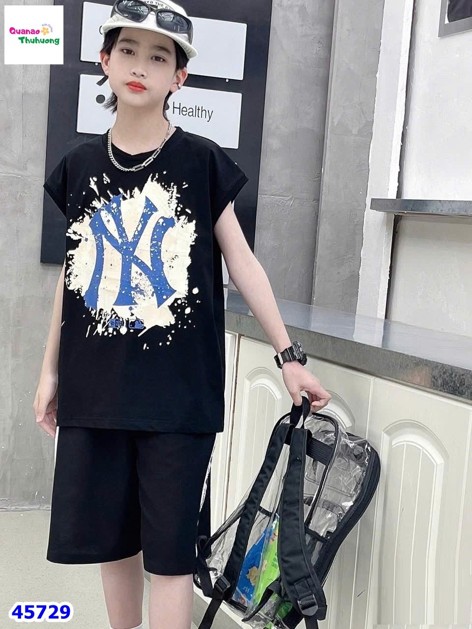 Bộ ngắn đen NY