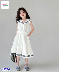 Set váy Sofia trắng thủy thủ