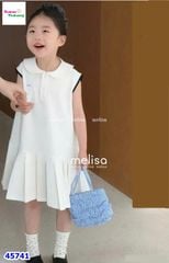 Đầm Melisa polo trắng Smile