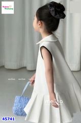 Đầm Melisa polo trắng Smile
