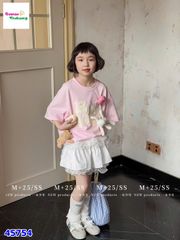 Áo M+ hồng & gấu bông