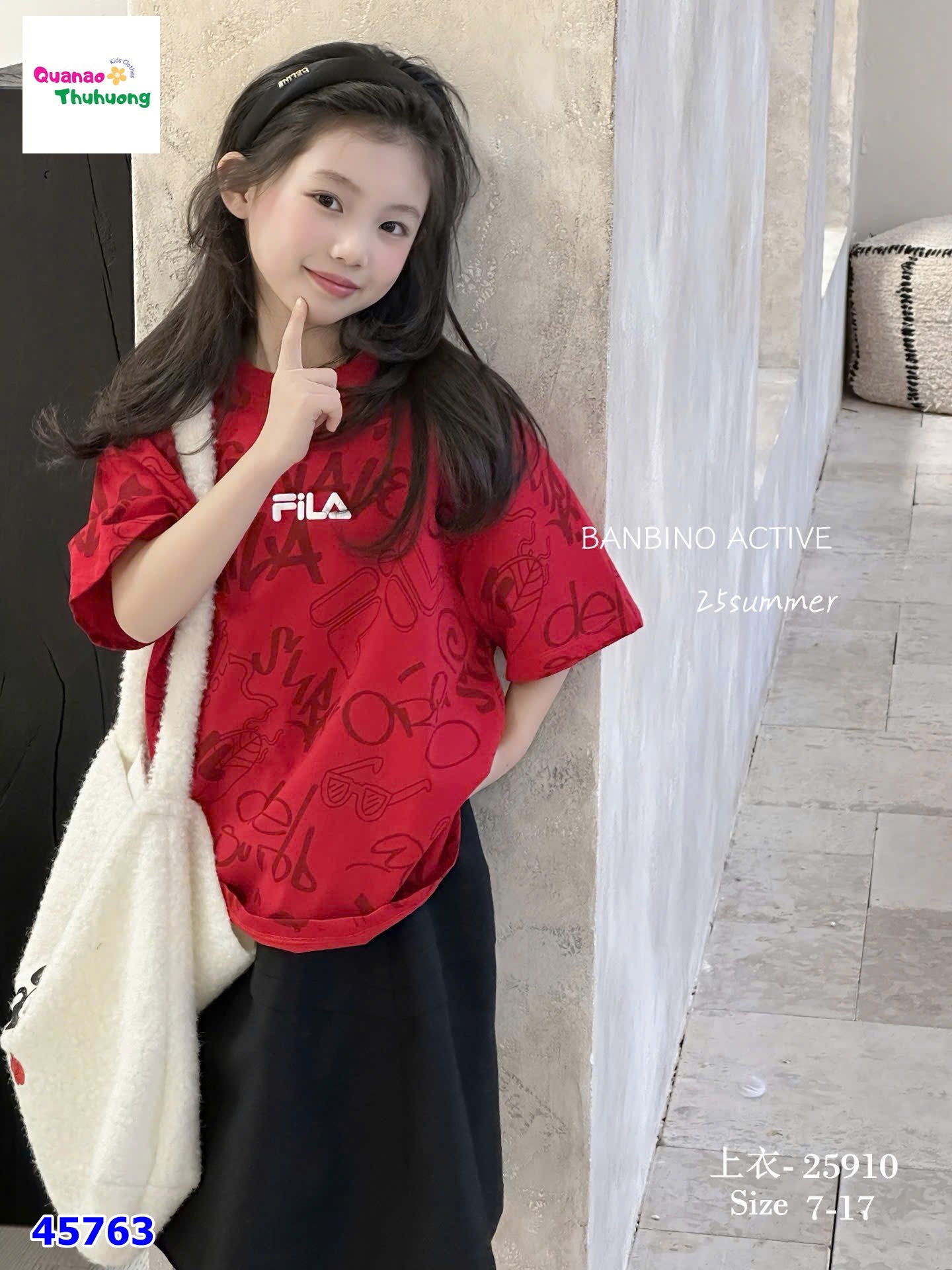 Áo Banbino Fila đỏ
