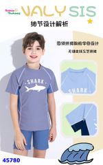 Bộ bơi Yike xám xanh Shark