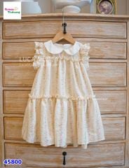 Đầm vải Luca hoa nhí vintage