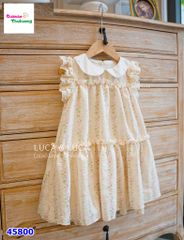 Đầm vải Luca hoa nhí vintage