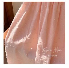 Đầm SaraMin hồng thêu dâu