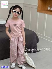 Set bộ AM hồng Everthing, quần túi hộp hồng