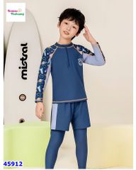Bộ bơi dài Ylike xanh đậm phi thuyền