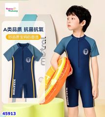 Bộ bơi liền Ylike xanh viền vàng