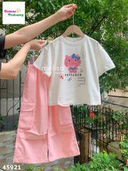 Set bộ Melisa hồng Hello Kitty